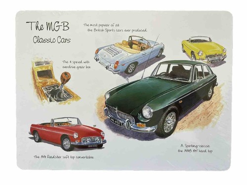 The mgb classic - the, placemats