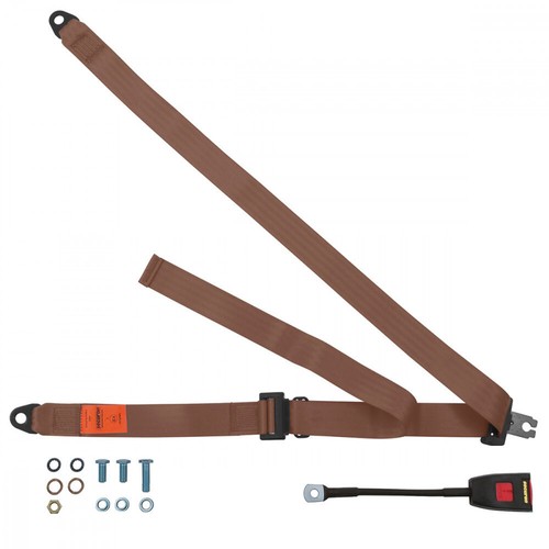 Front static seat belt - static, for